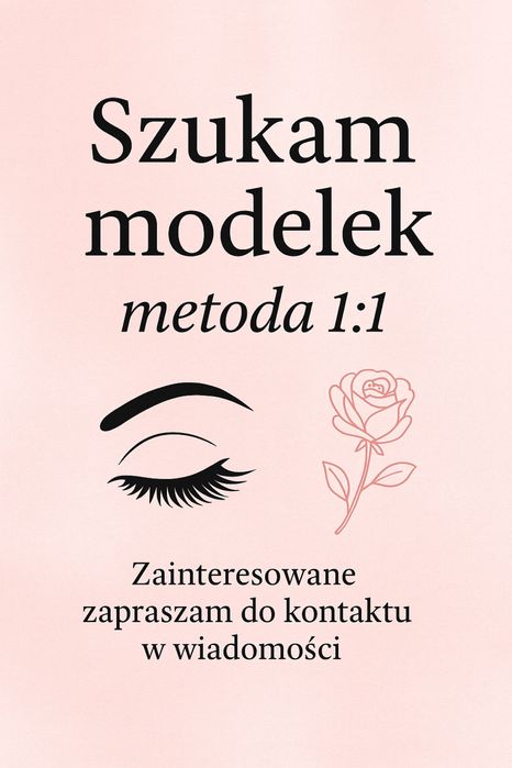 Mobilna aplikacja rzęs 1:1 – modelki poszukiwane