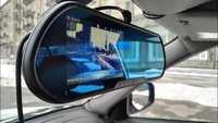 Автомобільне дзеркало відеореєстратор для машини на 2 камери