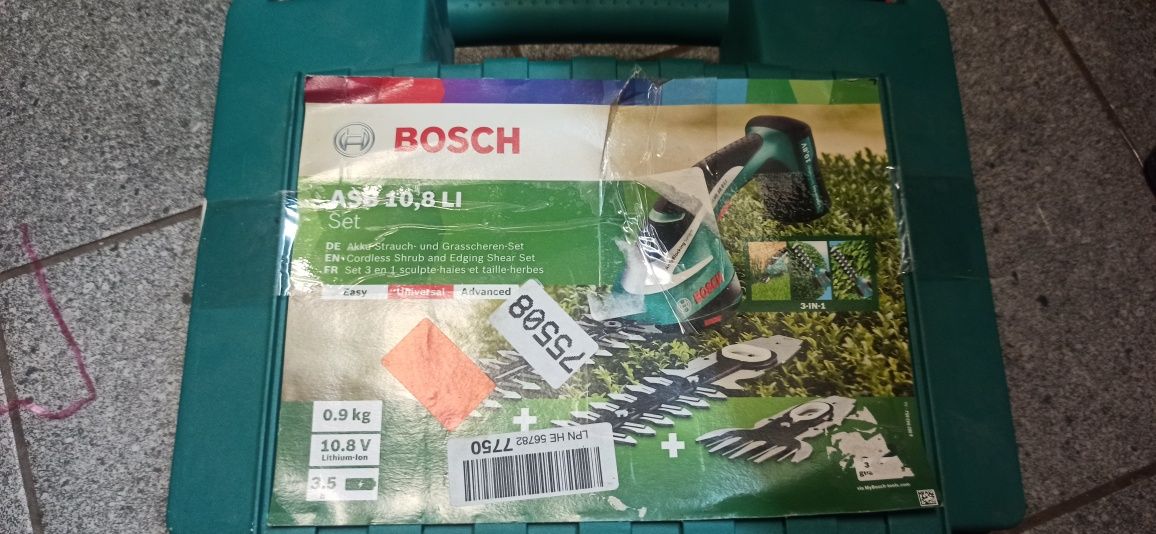 Bosch asb 19,8 li nowa brak noży i ladowarki