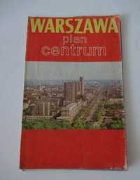 Warszawa - Plan Centrum Z 1981 Roku