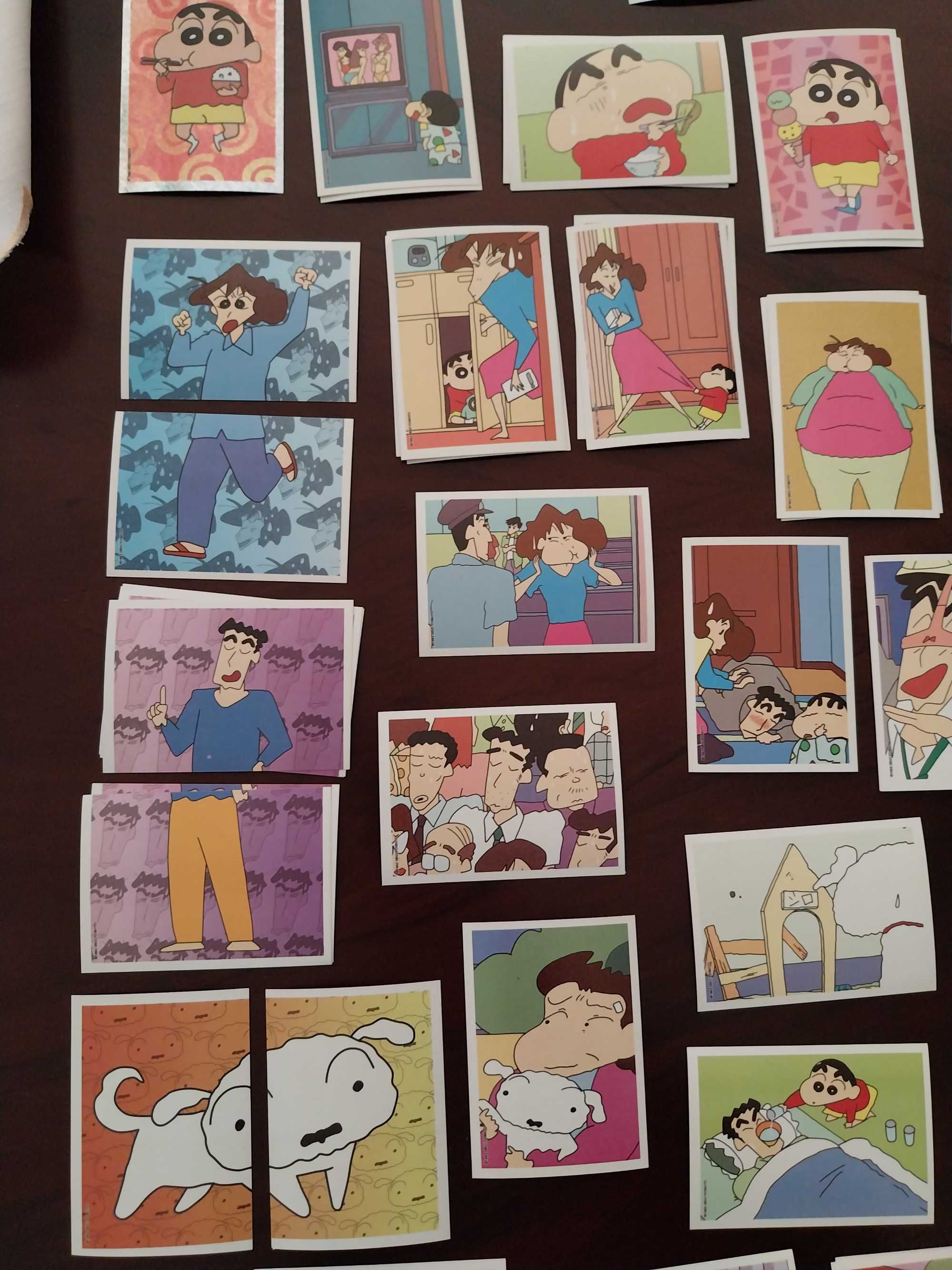 Lote 45 cromos autocolantes Shinchan, Panini, Vintage, edição limitada