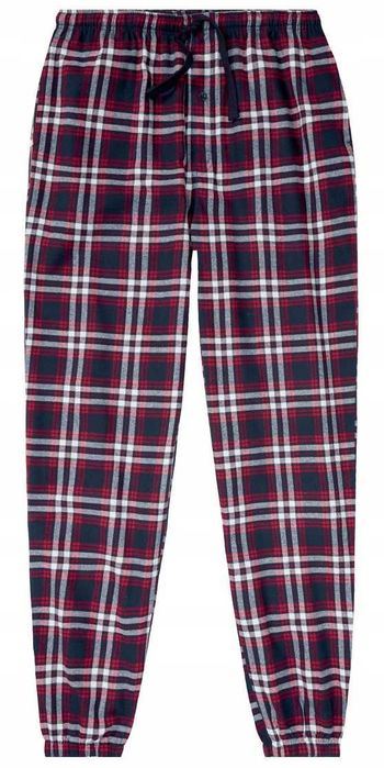 Piżama męska długie spodnie flanela r 56/58 duża