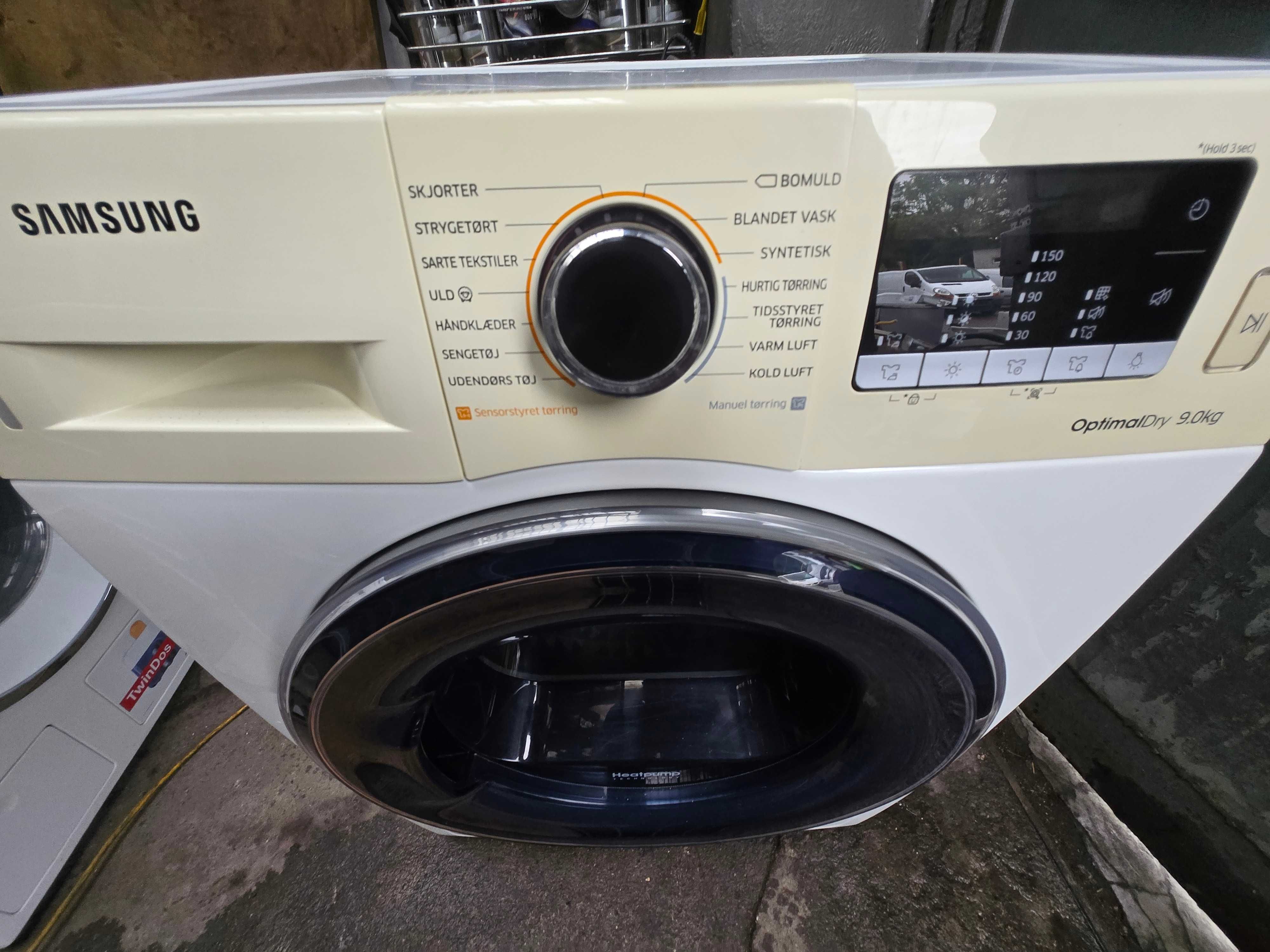 Suszarka Samsung Eco Babbel 9 kg.Bęben podśw. LCD.Z pompą ciepła.Gwar.