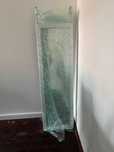 Lustro 120 × 36 cm Costway z drewnianą ramą
