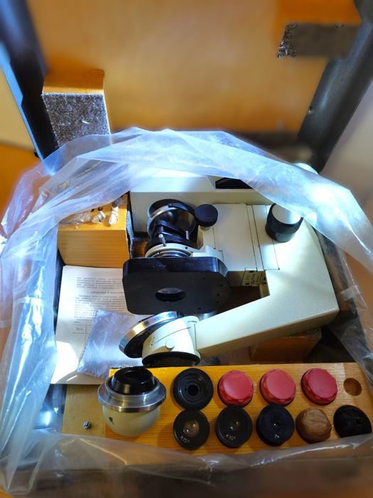 Дорожный монокулярный  микроскоп Биолам Д-11, ЛОМО, в идеальном сост.