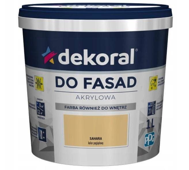 DEKORAL Farba Fasadowa POLINIT 5L Sahara
