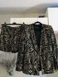 Garnitur Komplet Set Cekiny Zara rozmiar M / L