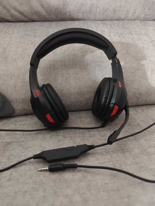 Auscultadores som com microfone