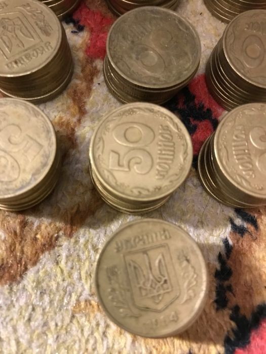 продам монеты Украина 50 копеек 1994 год