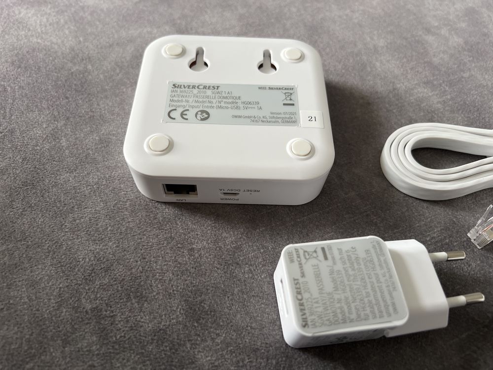 Bramka Zigbee Smart Home SilverCrest Tuya Lidl