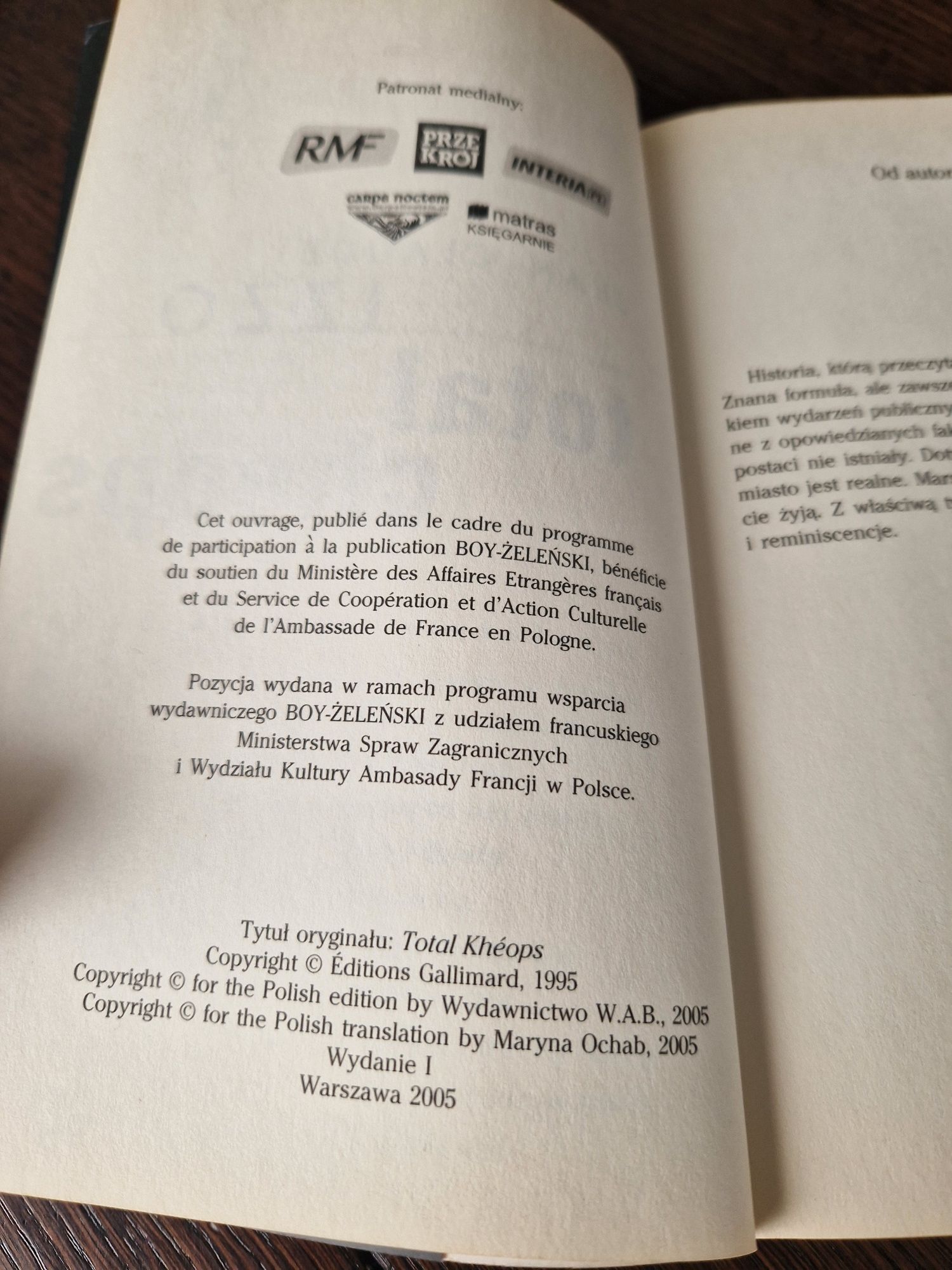 Książka Total cheops Jean-Claude Izzo