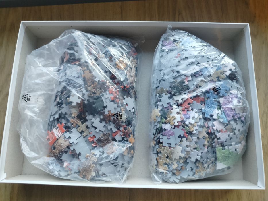 Puzle kotki 2 obrazki 1000+1000 puzli