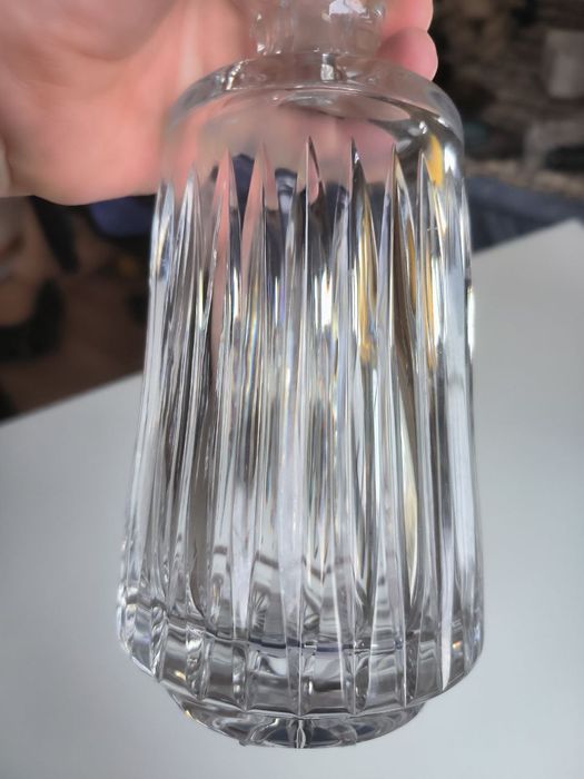 Хрустальный декандер для виски.Богемия, Чехословакия.
