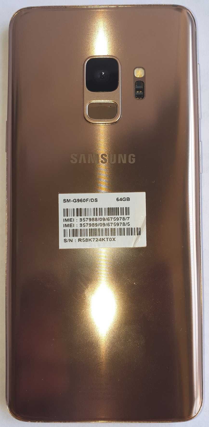 Sprzedam smartfon Samsung Galaxy S9 SM-G960F, DualSim, Złoty, Nie S8