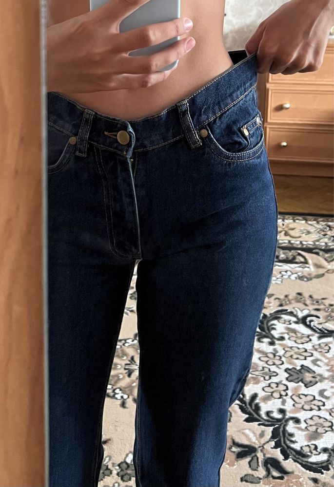 Жіночі джинси середньої посадки, розмір 42