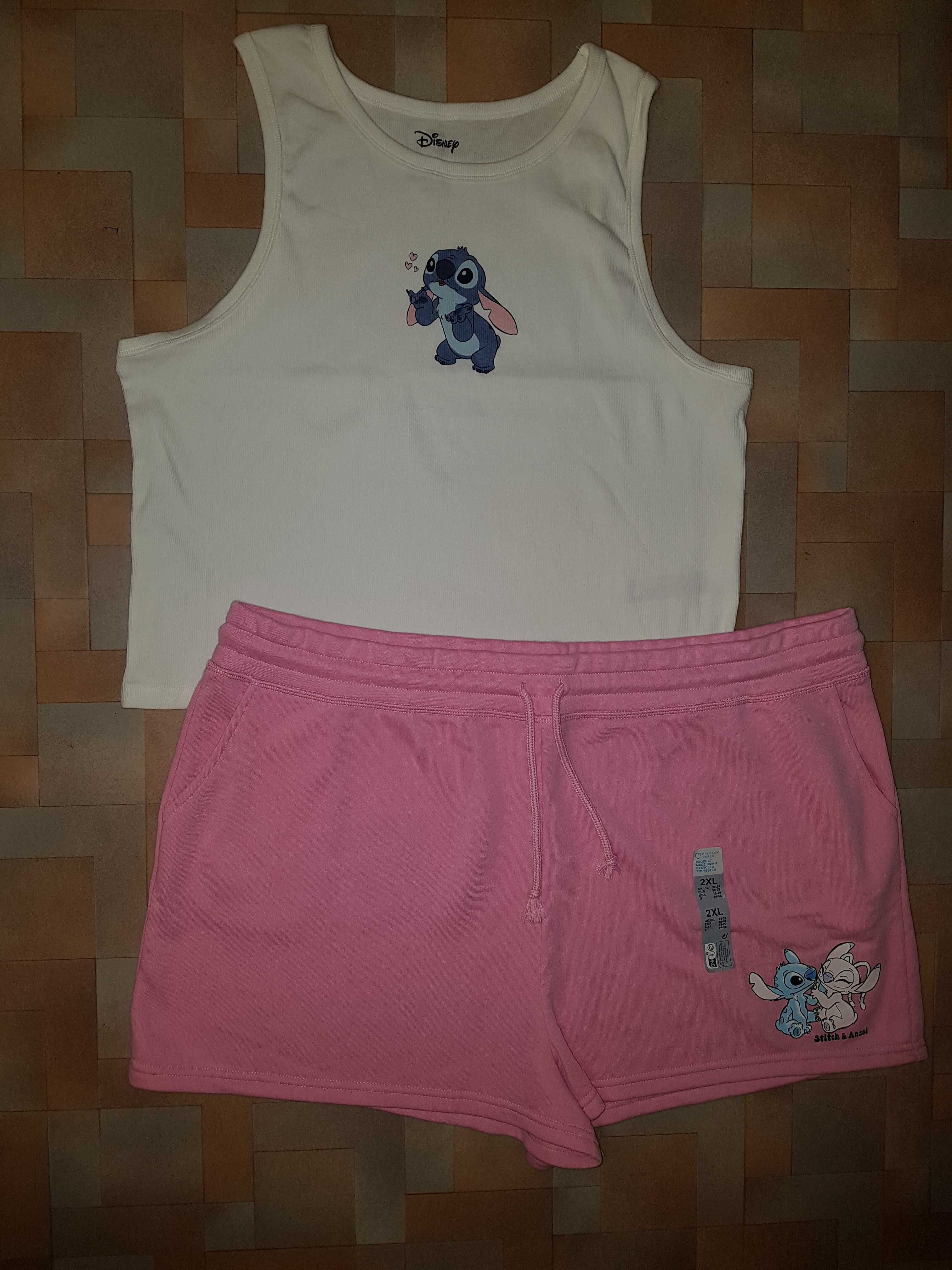 Домашний комплект Stitch Disney 2XL р-р, пижама котон Стич Primark