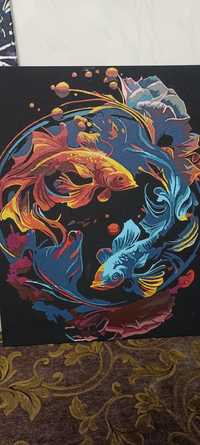 Картина  риби по фен-шую