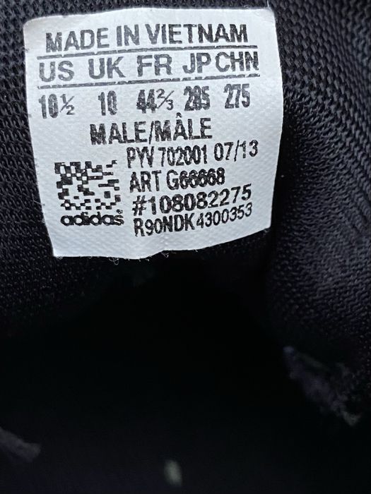 Buty Adidas Originals Sportowe Męskie Sneakersy Czarne Vintage 44,5