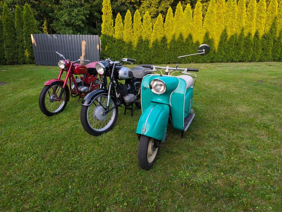 Motocykl SHL M11 po kompletnej renowacji wyprzedaż kolekcji OSA WFM