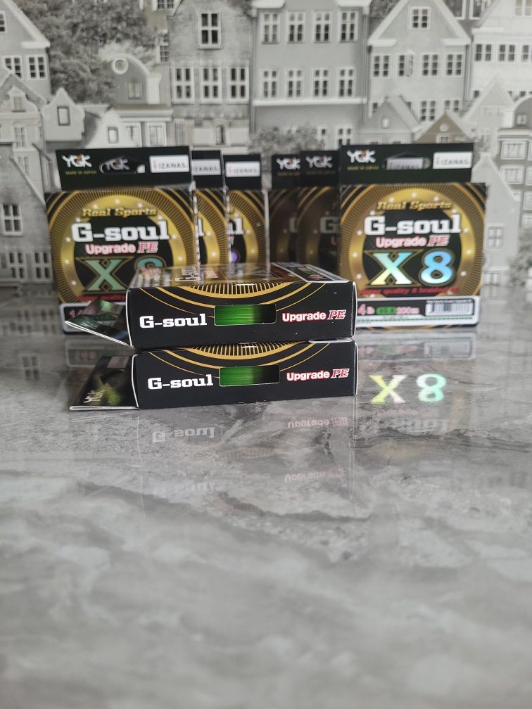 Шнур YGK G-soul Upgrade PE #0.6