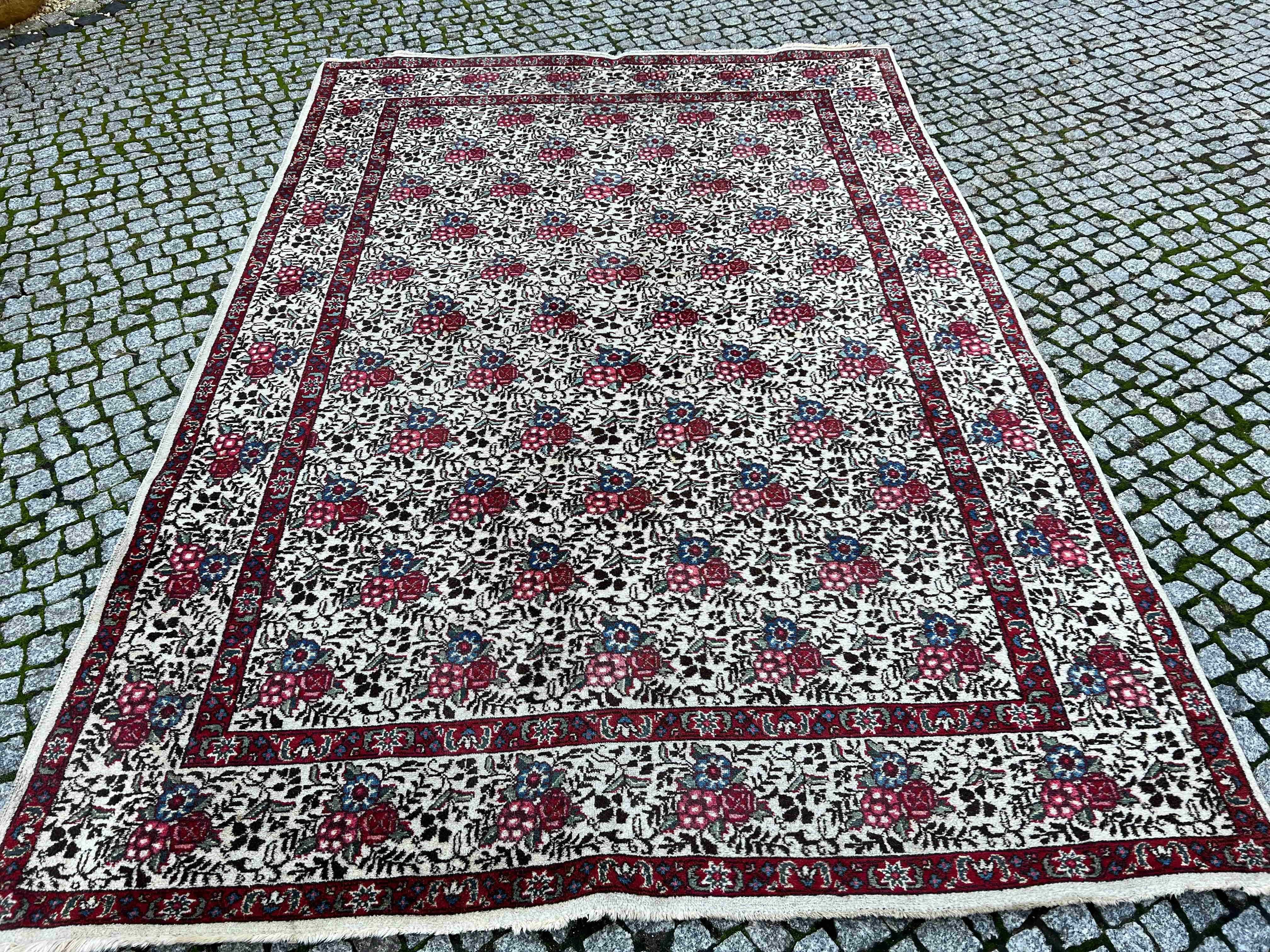 100 letni dywan perski wełniany vintage Iran  285x195 galeria 9 tys