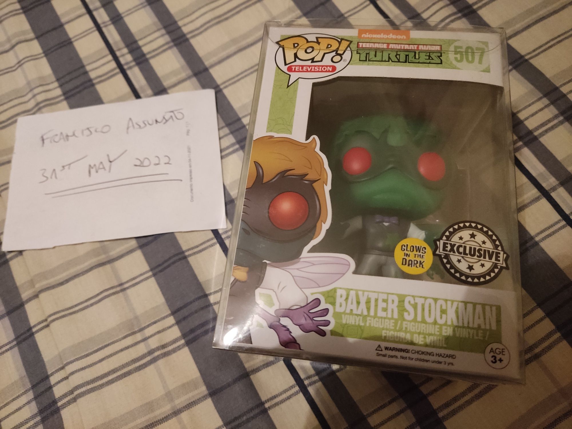 Funko pop Baxter Stockman GITD SDCC 2017