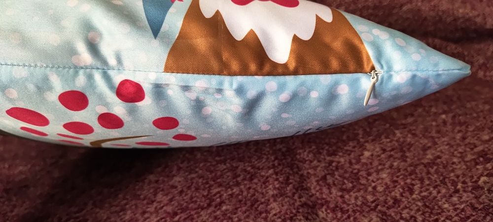 Poduszka świąteczna ze zdjęciem wzór renifer