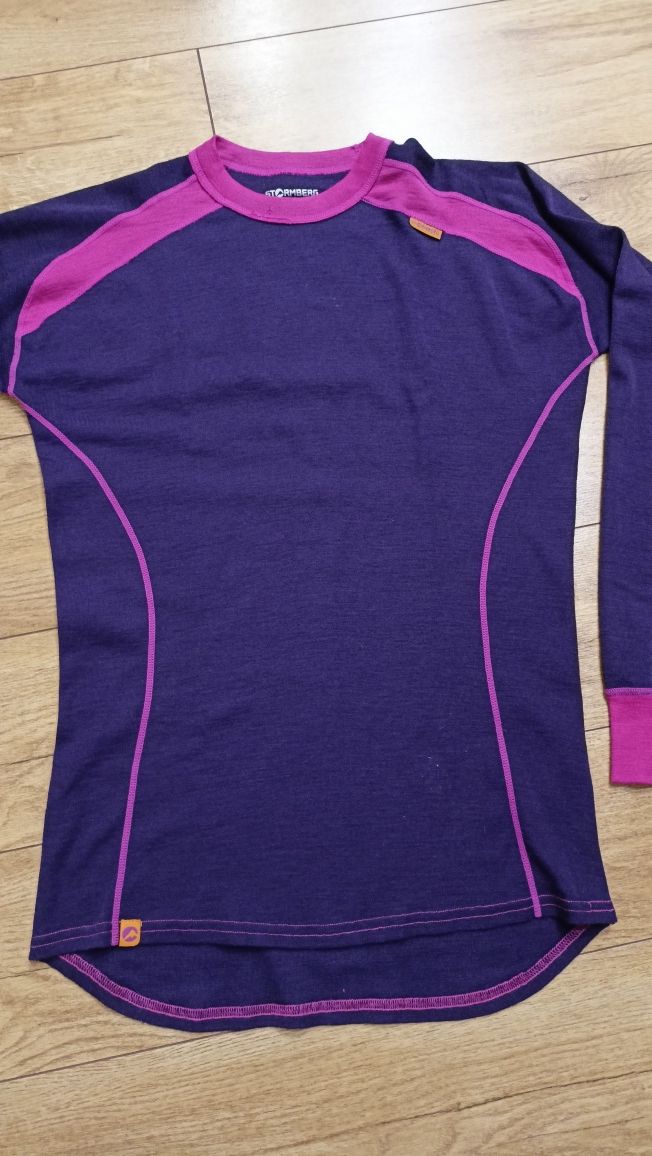 Stormberg XL 42, Sliczna koszulka bluzka wełniana termiczna Wool Wełna