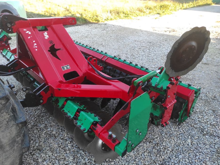 Agregat talerzowy agromasz 3m wał hydrauliczny