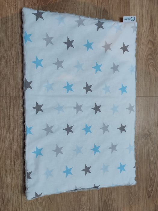 Płaska poduszka do łóżeczka 60x40 minky