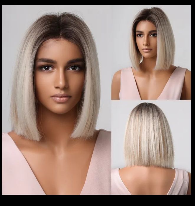 Peruka blond ombre