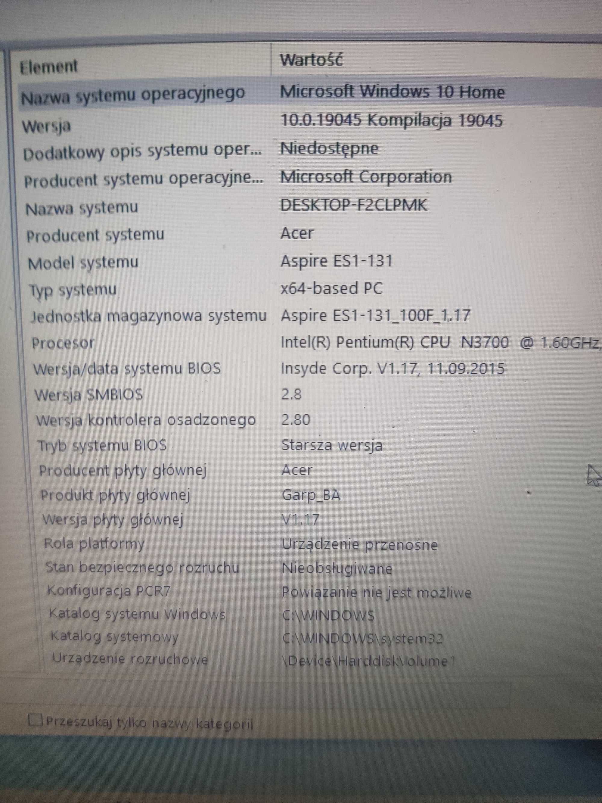 komputer laptop Acer