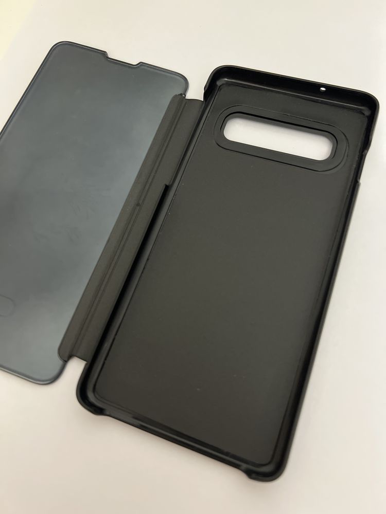 Etui Lustro Clear View Samsung S10 | Czarne