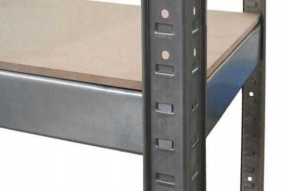 NOWY REGAŁ METALOWY Magazynowy 90x40x180 5 półek 750kg Stabilny