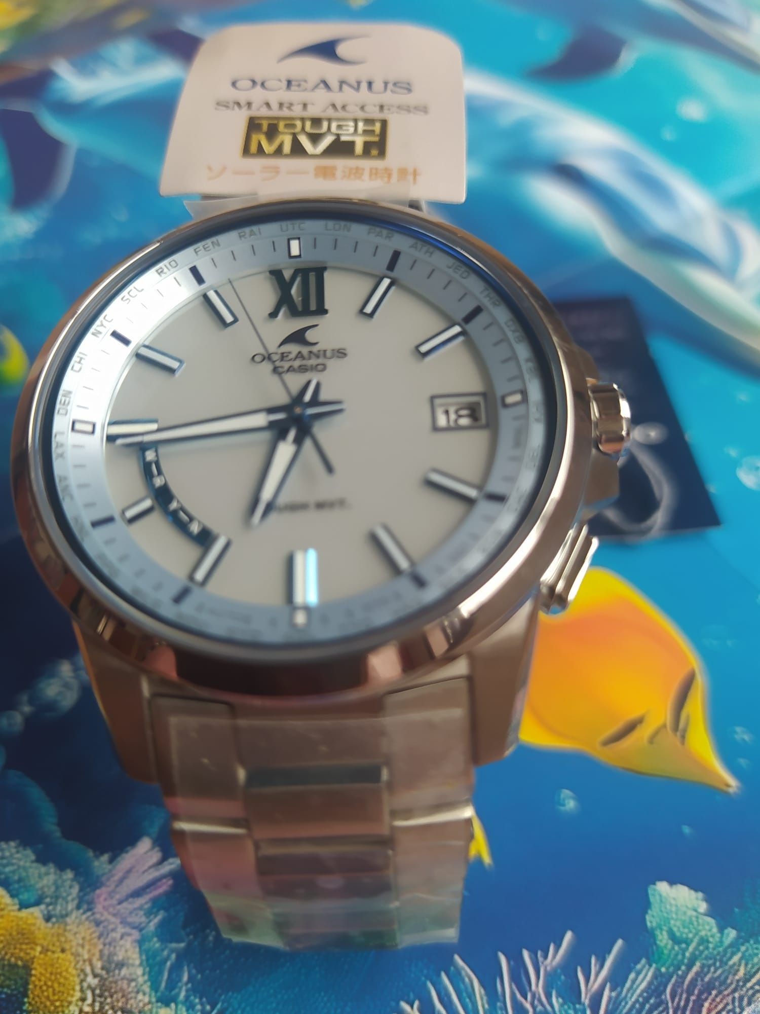 *NOVO* Casio Oceanus OCW-T150-2AJF JDM e feito no Japão 41.3mm