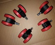 5 Rodas para Cadeira p/gaming MATCHSPEL IKEA NOVAS