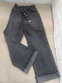 Черные джинсы палаццо для девочки р. 152-170 джинси для дівчат