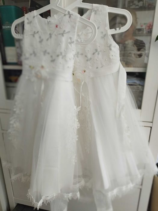 Sukienki na przyjęcie dla dziewczynek/blizniaczek