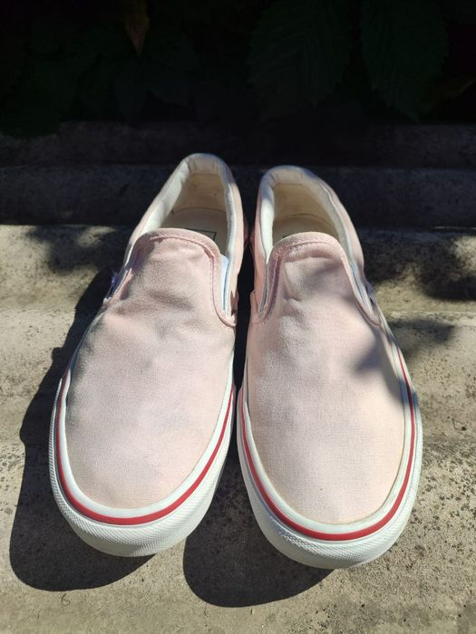 Слипоны Vans pink classic strawberry