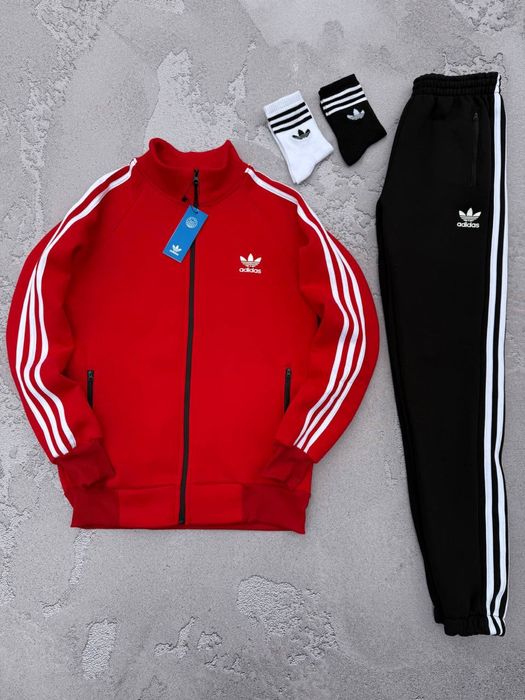 Чоловічий зимній спортивний костюм адідас на флісі Adidas [xs-3xl]