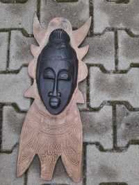 Maska z Indonezji, maska drewniana