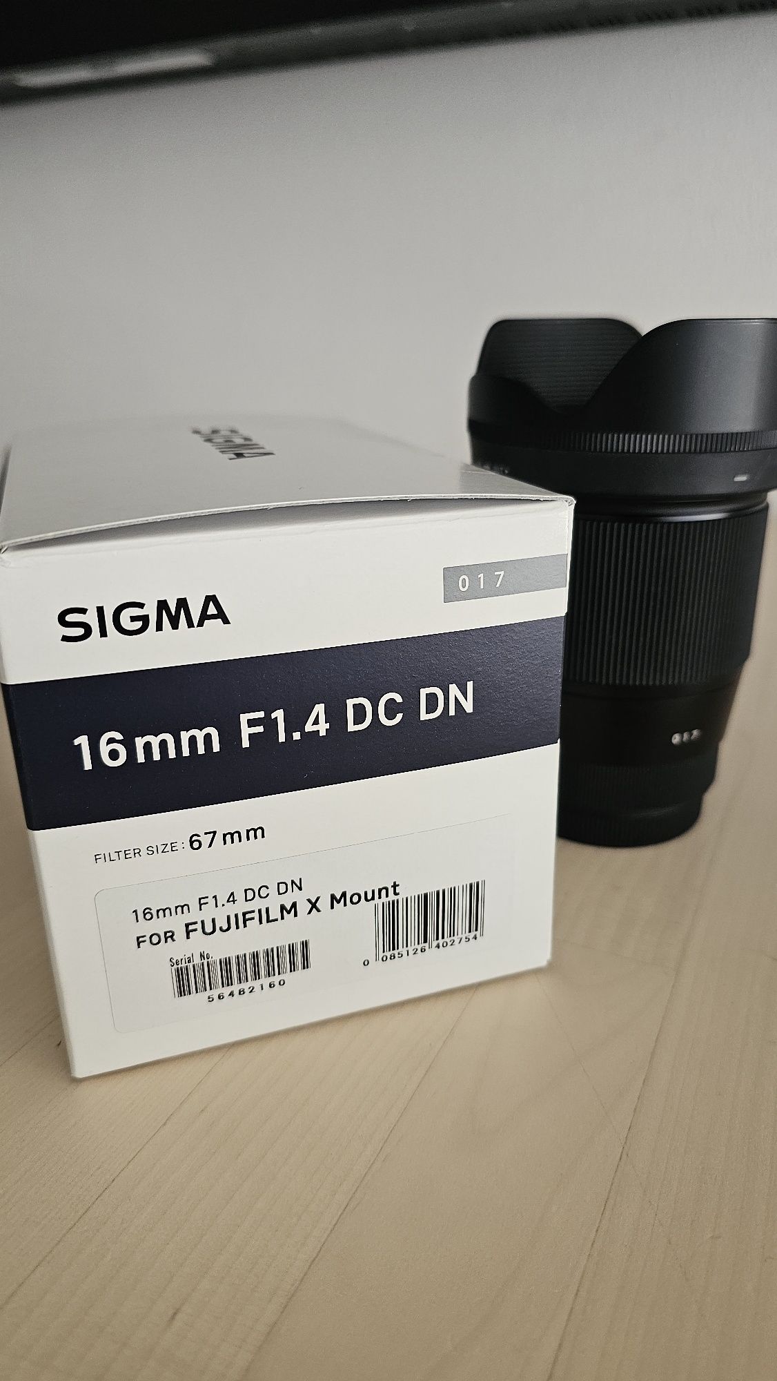 Sigma 16mm F1.4 Fuji X