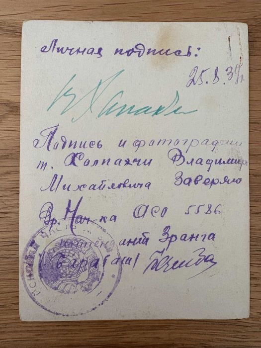 Zdjęcie technika lotniczego Sił Powietrznych Armii Czerwonej  (1808)