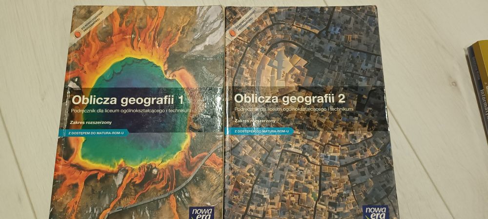 Podręczniki do geografii 1 i 2
