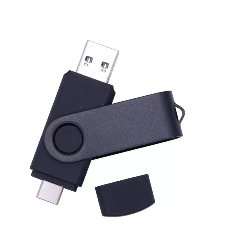 PenDrive USB (Tipo C ou Micro) Preta 64Gb