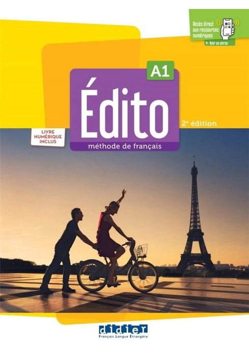 Edito A1. Podręcznik + CD + online ed. 2022 Didier Caroline Sprandio