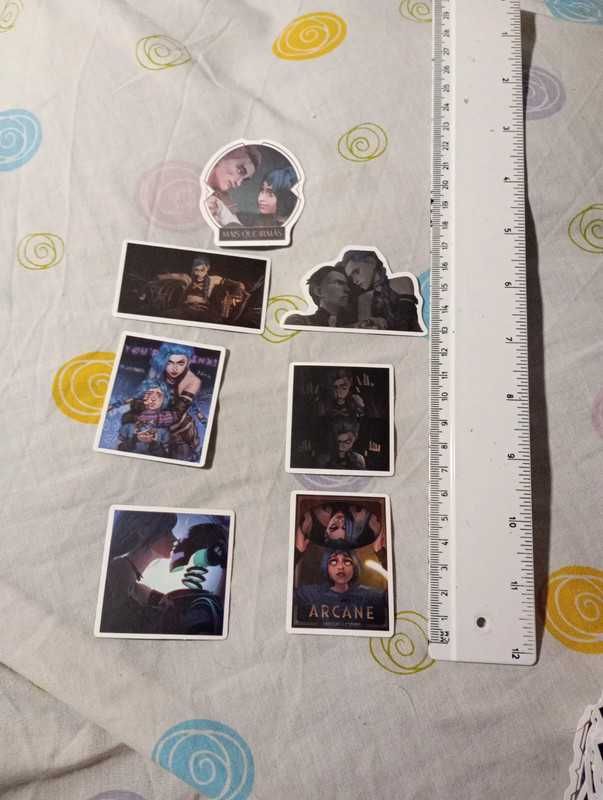 Arcane stickers / autoculantes jinx