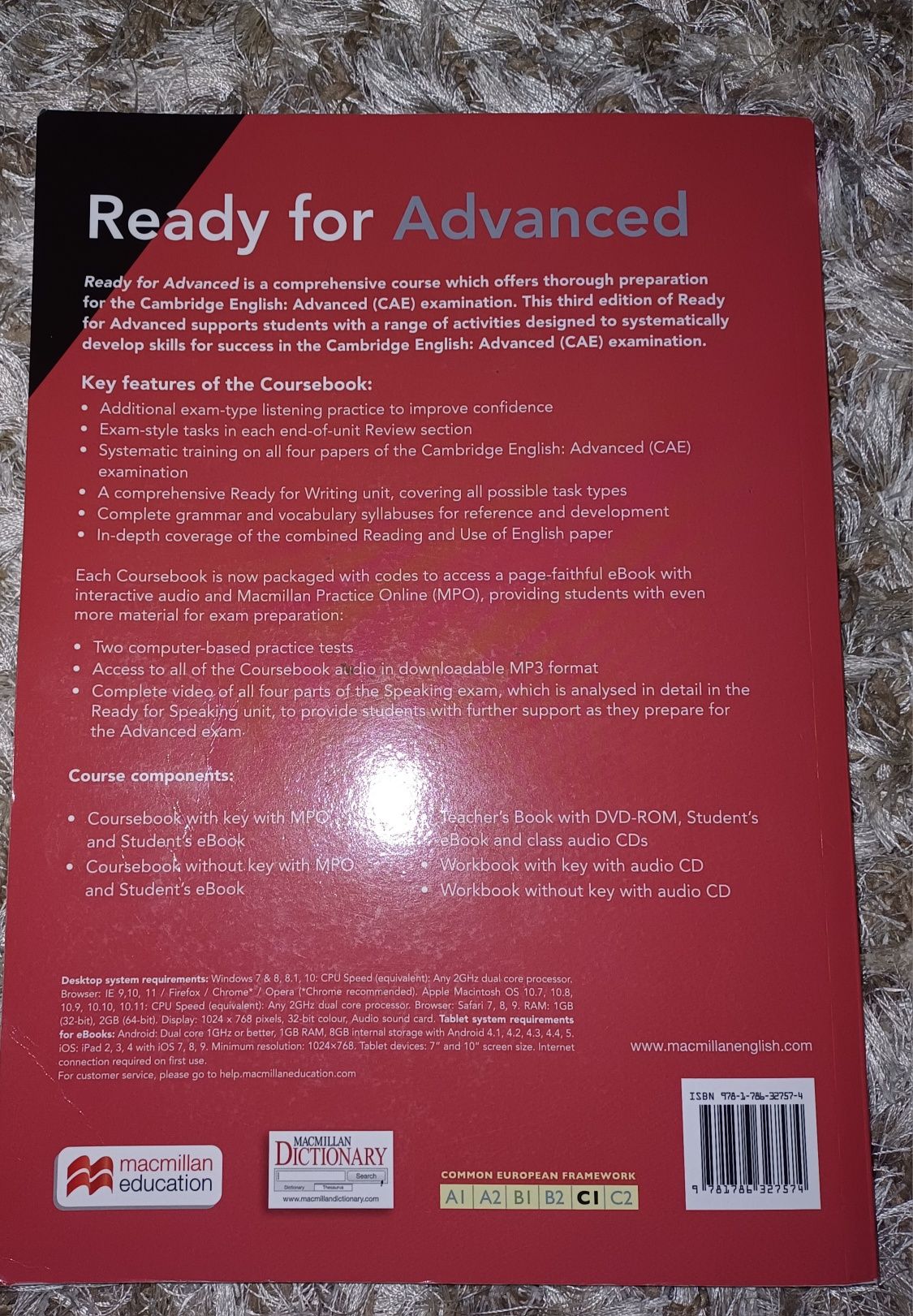 Ready for Advanced coursebook with key 3rd Edition: Norris, French