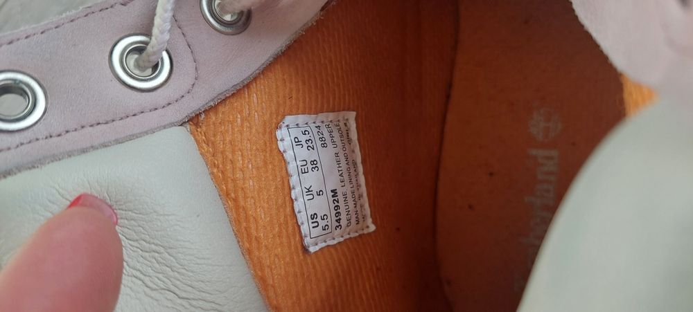 Buty Timberlad blady róż dziewczęce 38