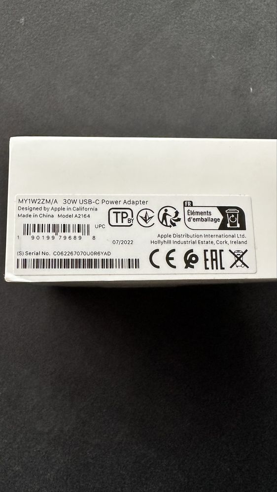 Oryginalna ładowarka do iphone 30w usb-c